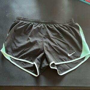 Nike Dri-Fit Women’s Running Shorts
Black with Teal Accents